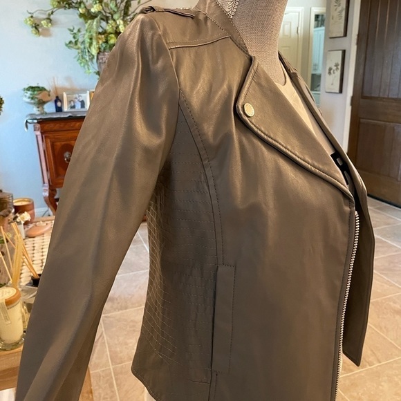 New - Armani Exchange vegan leather utility/bike jacket - Picture 2 of 11